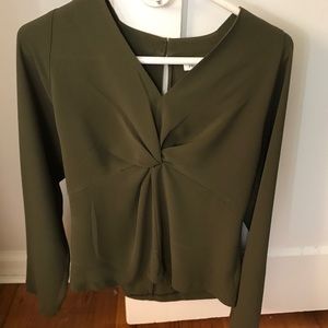 Dark green blouse